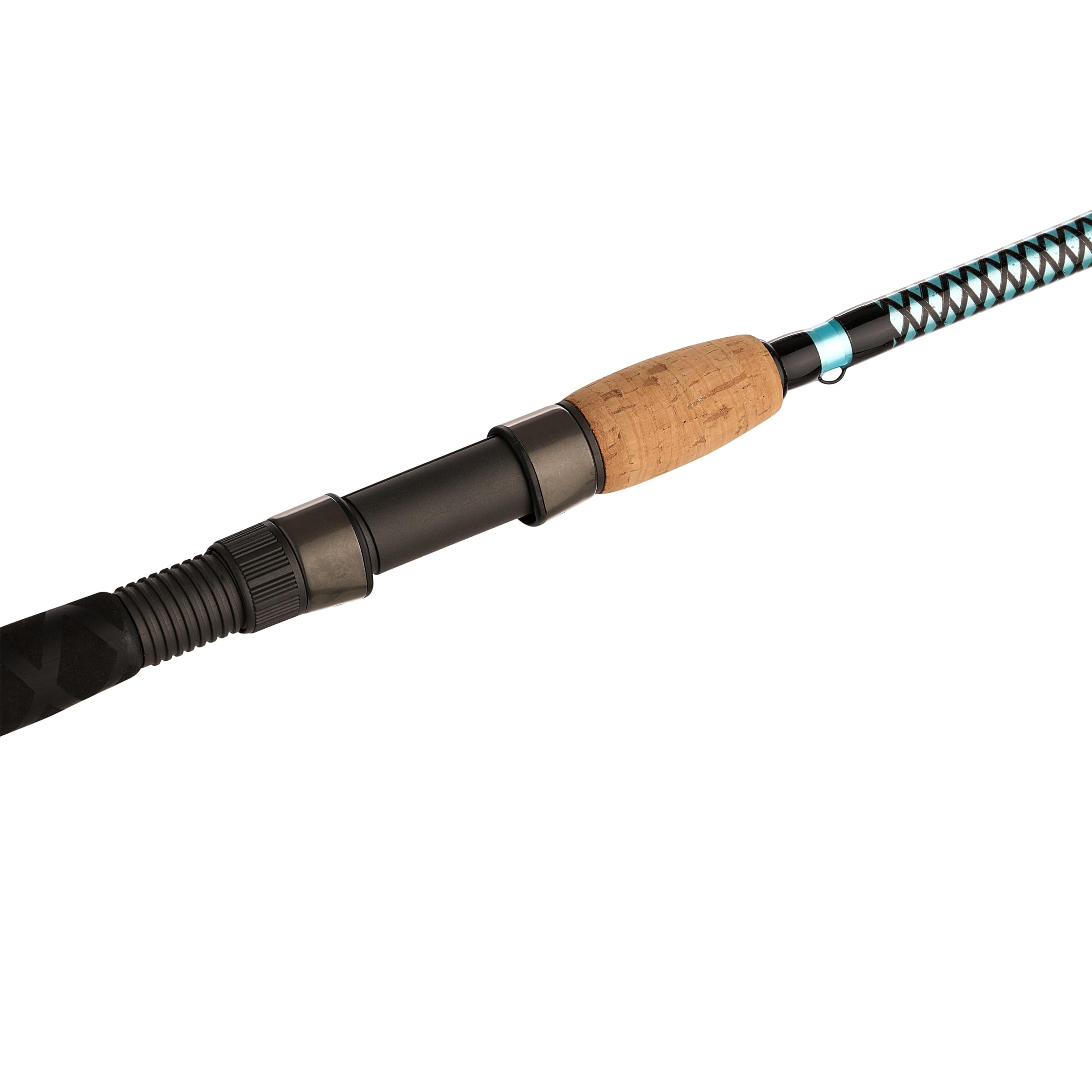 Premium cork grip with rubber rear handle enables non-slip handling.