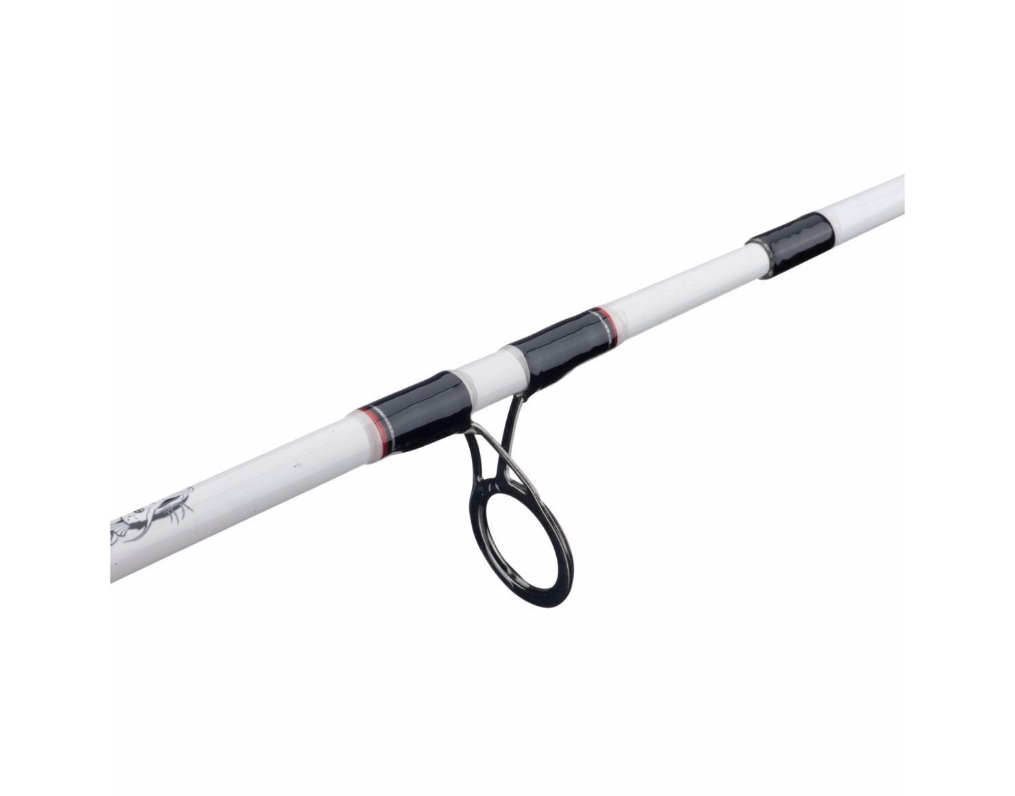 Ugly Stik Shakespeare 7’ Catfish Spinning Rod conventional reel seat for comfort.
