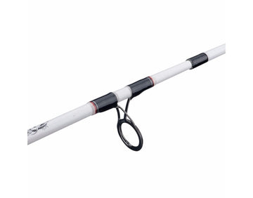 Ugly Stik Shakespeare 7’ Catfish Spinning Rod conventional reel seat for comfort.