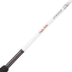 Ugly Stik Striper rod tip close-up reveals Clear Tip sensitivity for bite detection
