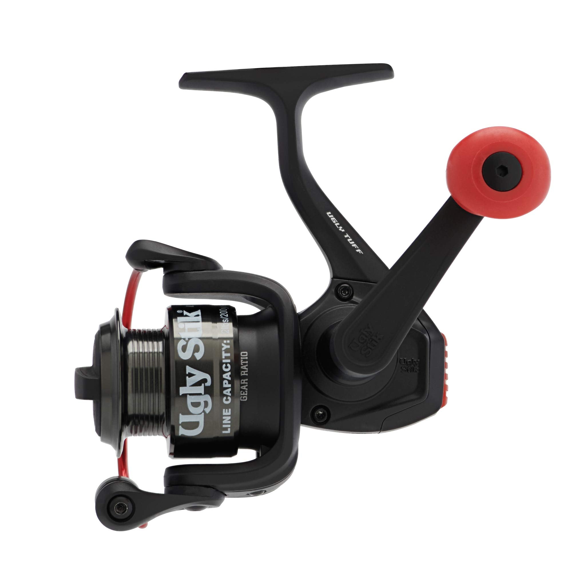 Ugly Stik Ugly Tuff spinning reel with bearings ensures smooth retrieves.