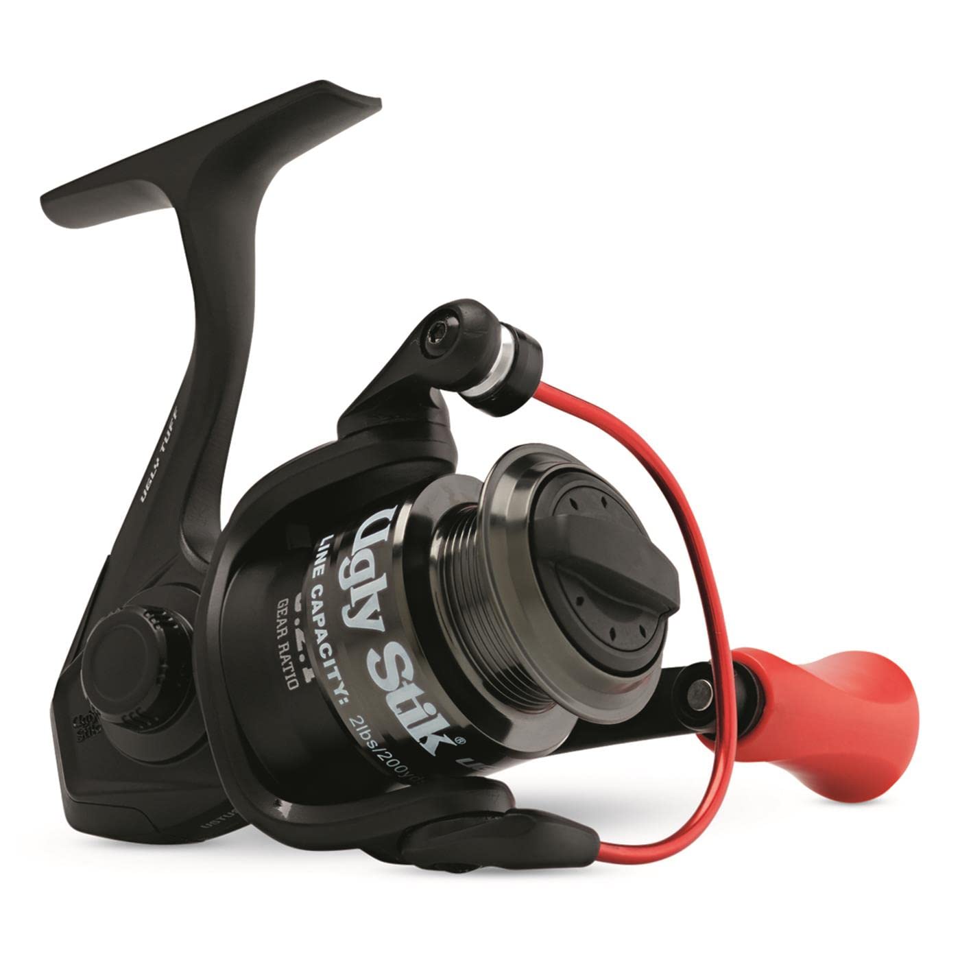 Ugly Stik Ugly Tuff spinning reel in action delivering smooth retrieves on fights.