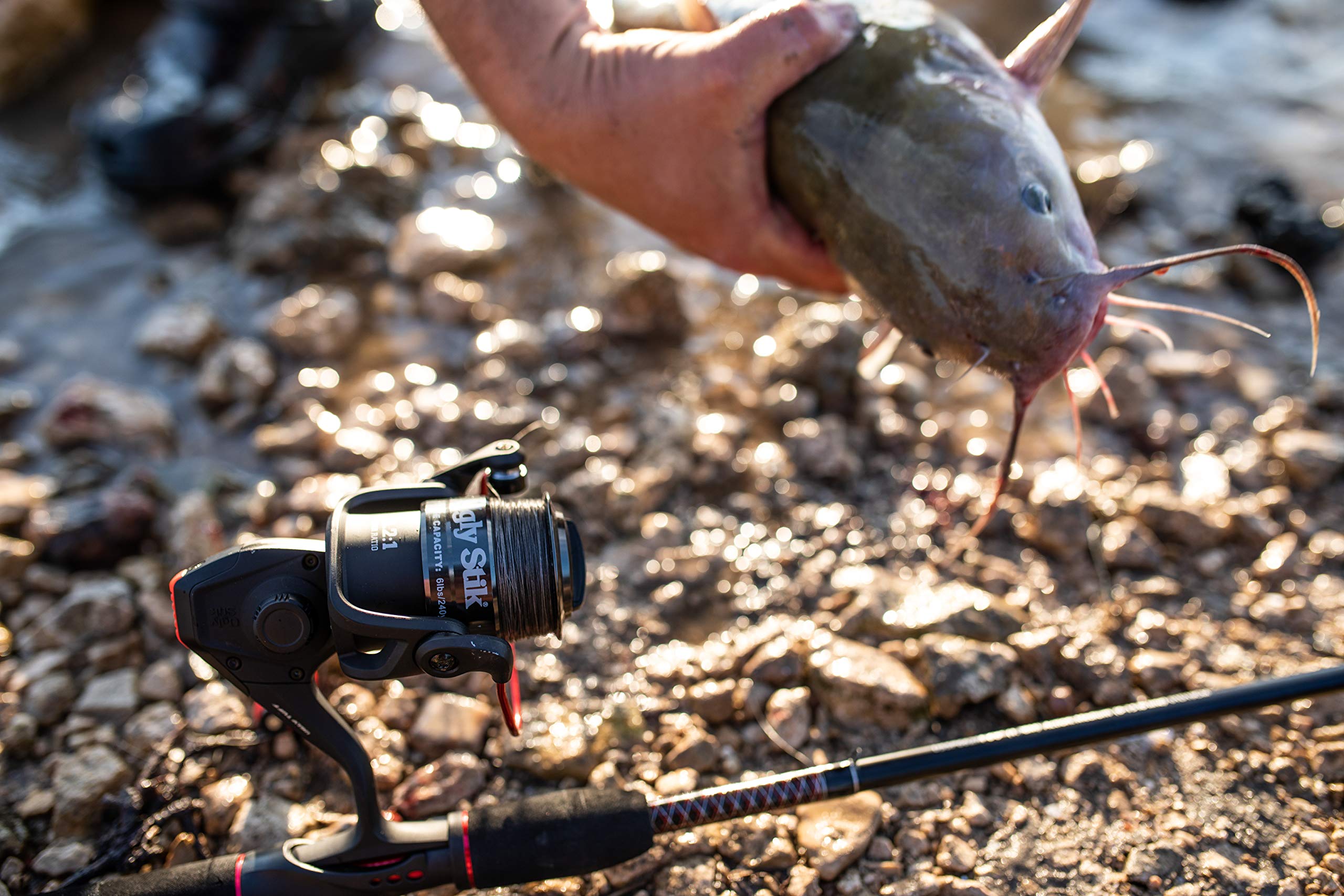 Ugly Stik Ugly Tuff 22-inch recovery rate aids quick retrieves.