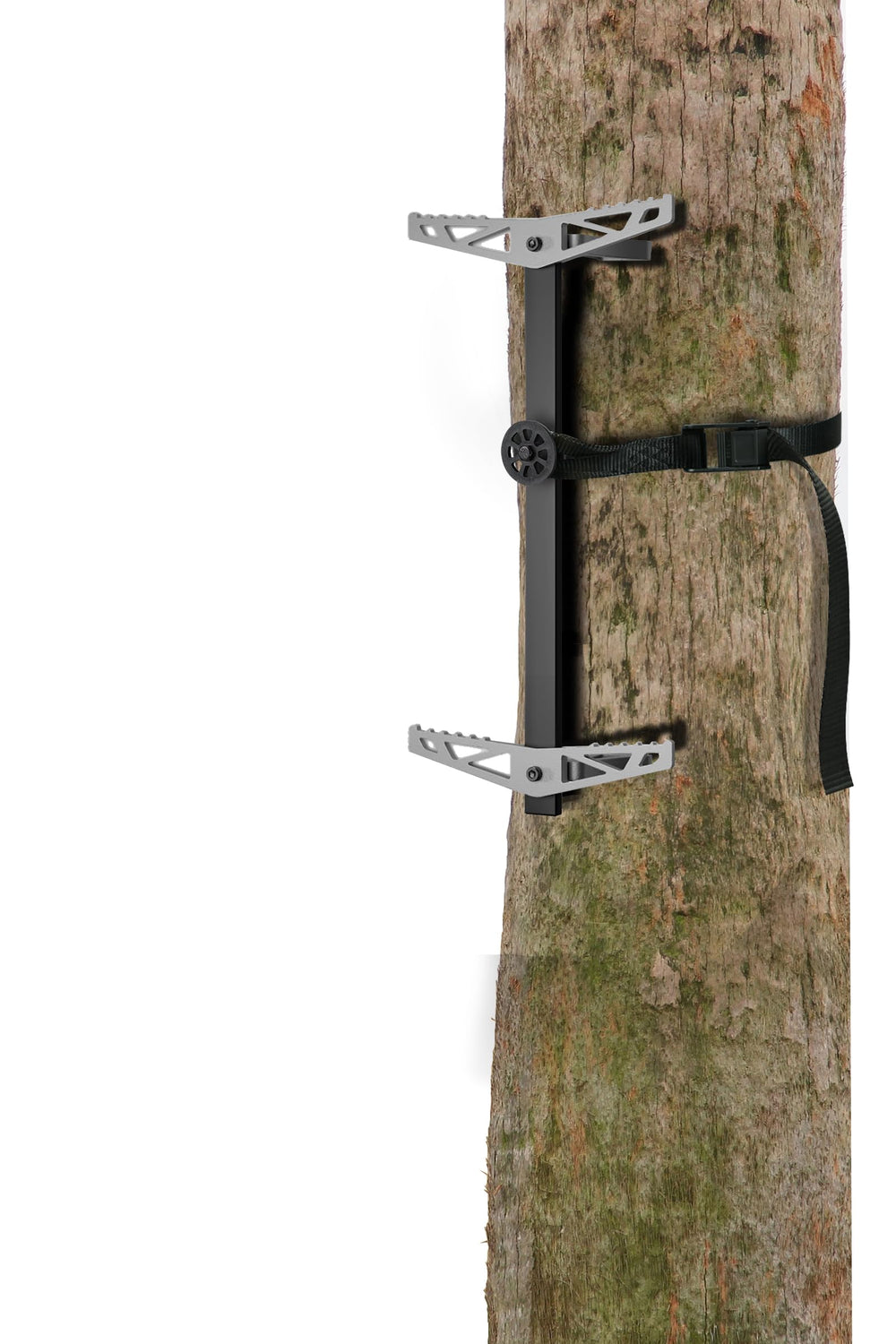 UIIHUNT climbing sticks boot grabbing grooves secure footing on slippery bark.