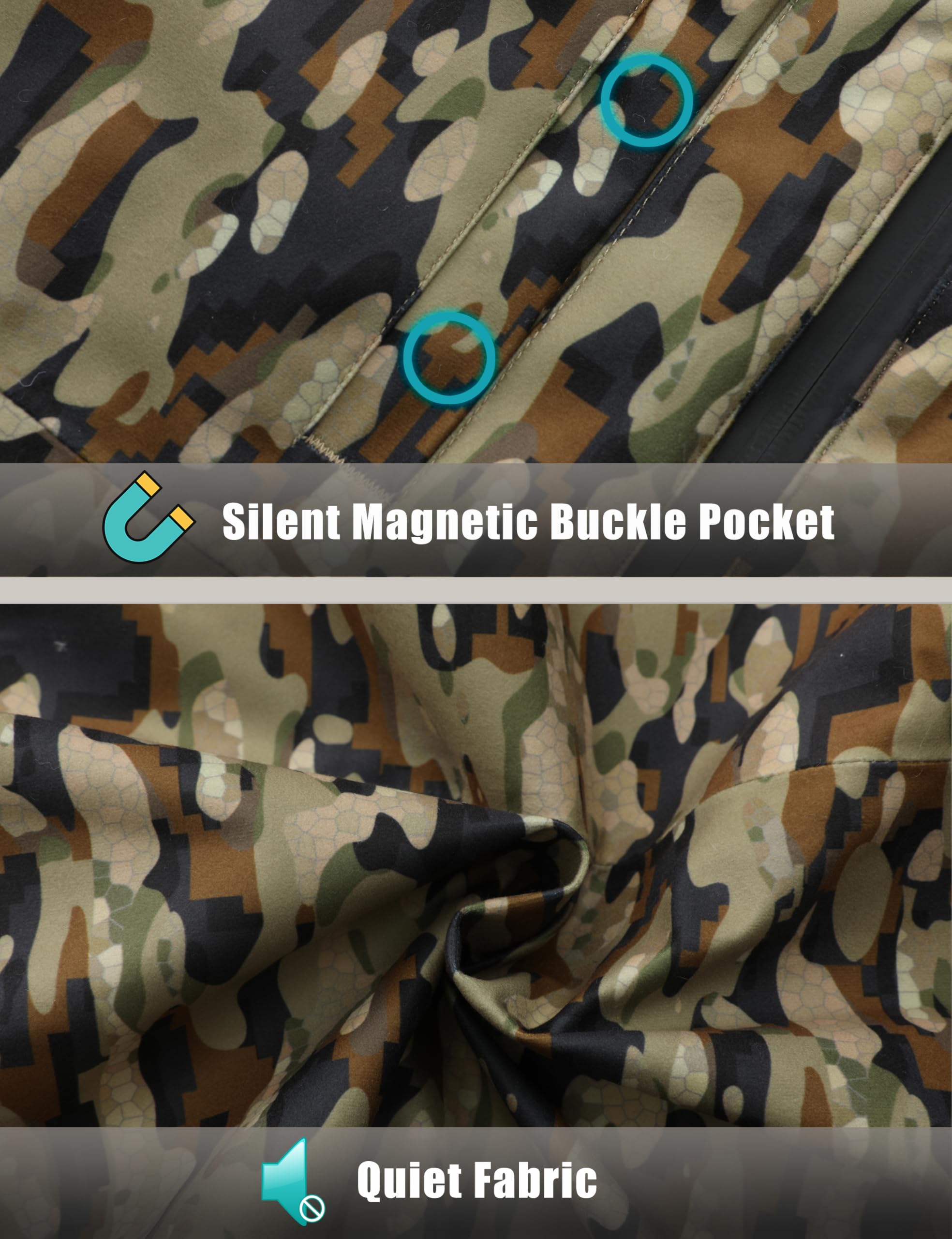UIIHUNT detachable face mask close up showing full concealment option