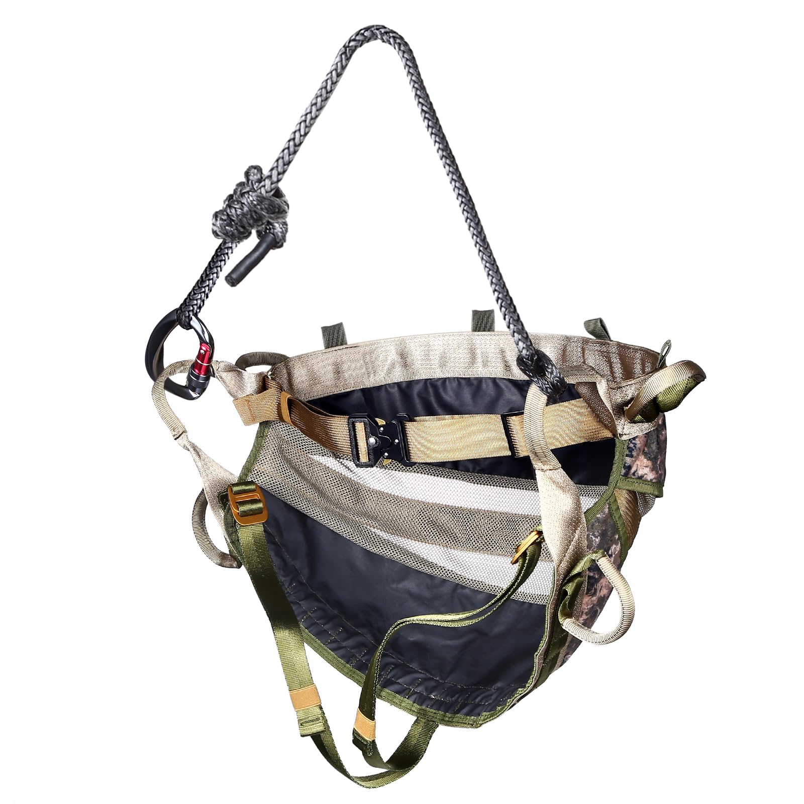 UIIHUNT Gen 2 saddle silent rope for discreet movement in the treestand.