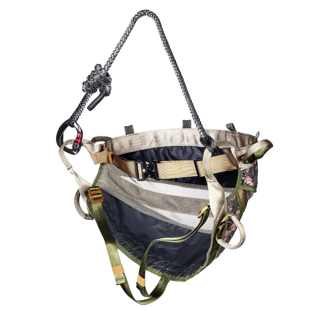 UIIHUNT Gen 2 saddle silent rope for discreet movement in the treestand.