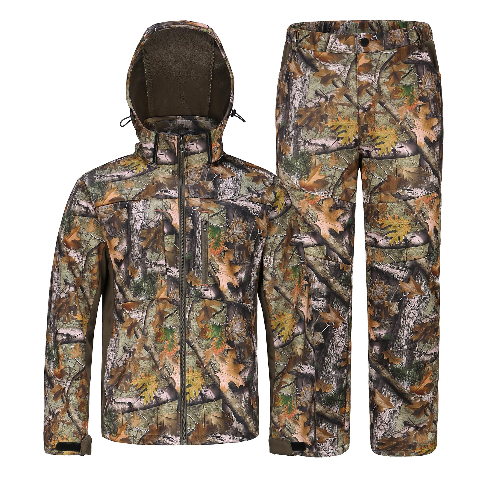 UIIHUNT hunting clothes with silent fabric for stealthy field movement.