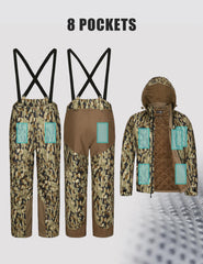 UIIHUNT waterproof shell pants suitable for rain and snow