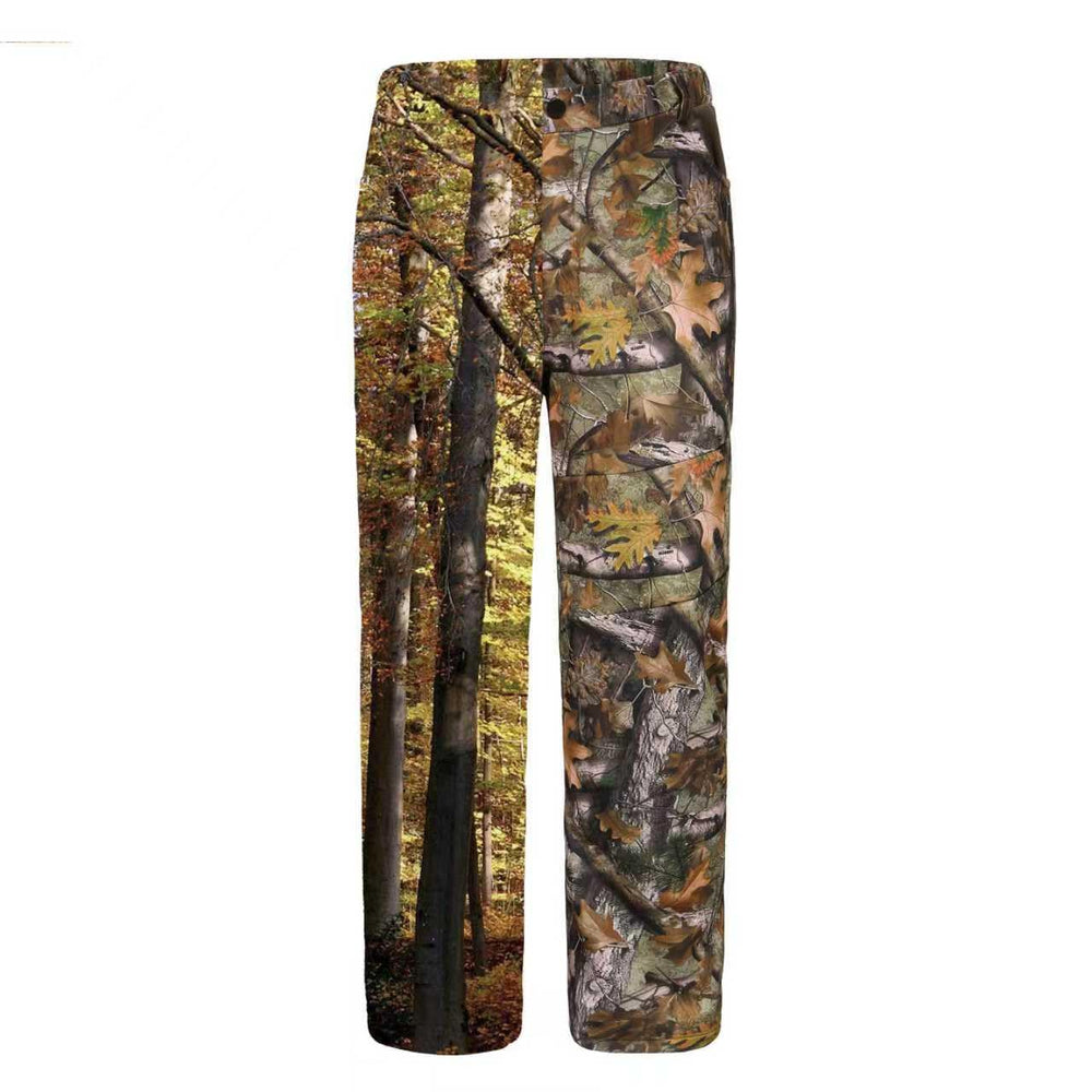 UIIHUNT hunting pants close-up of adjustable waist and ankle zippers for secure fit