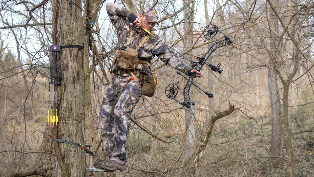 UIIHUNT mobile saddle hunts stay light at 5.4 lbs for easy carry.