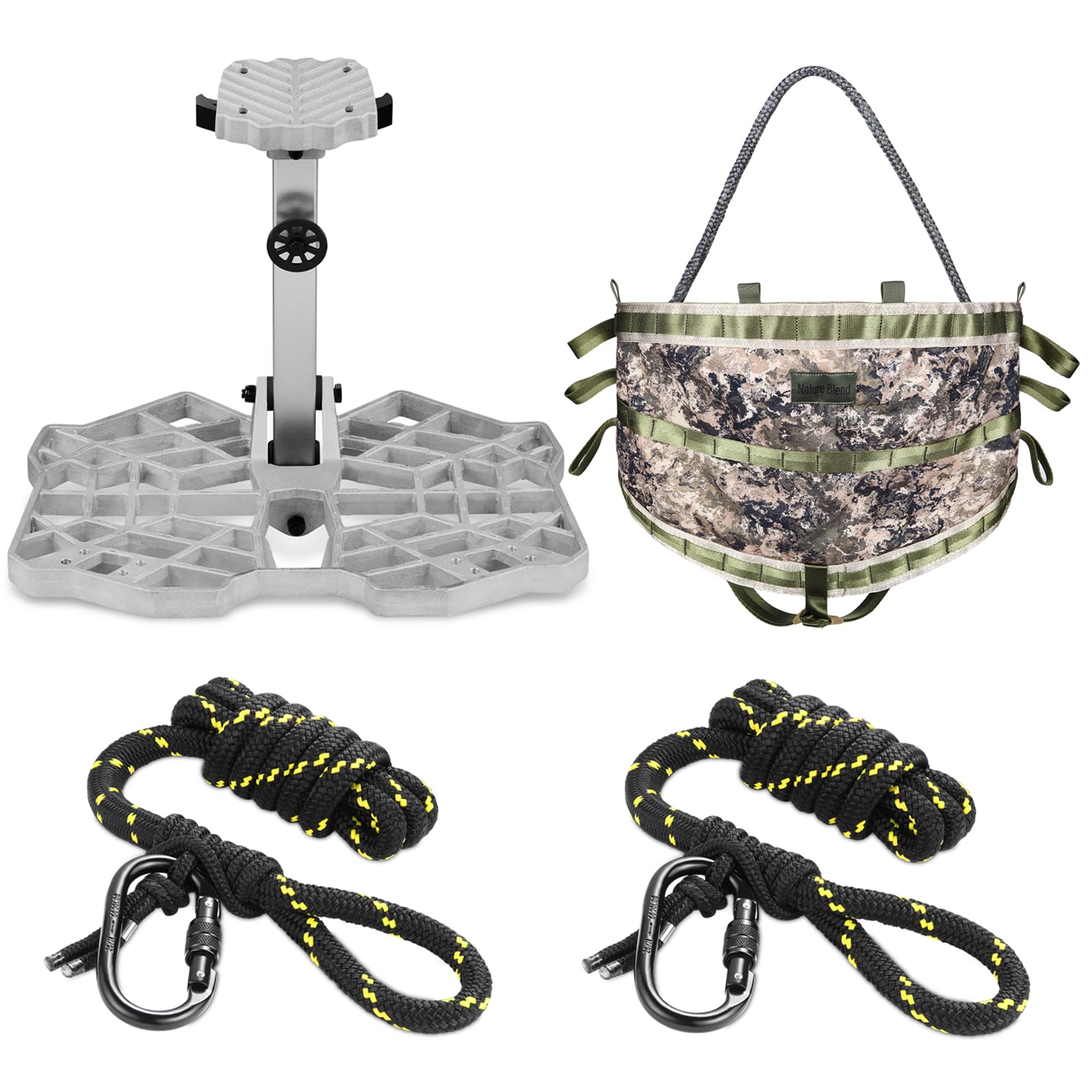 UIIHUNT saddle platform 16x12 aluminum offers stable, lightweight hunting support.