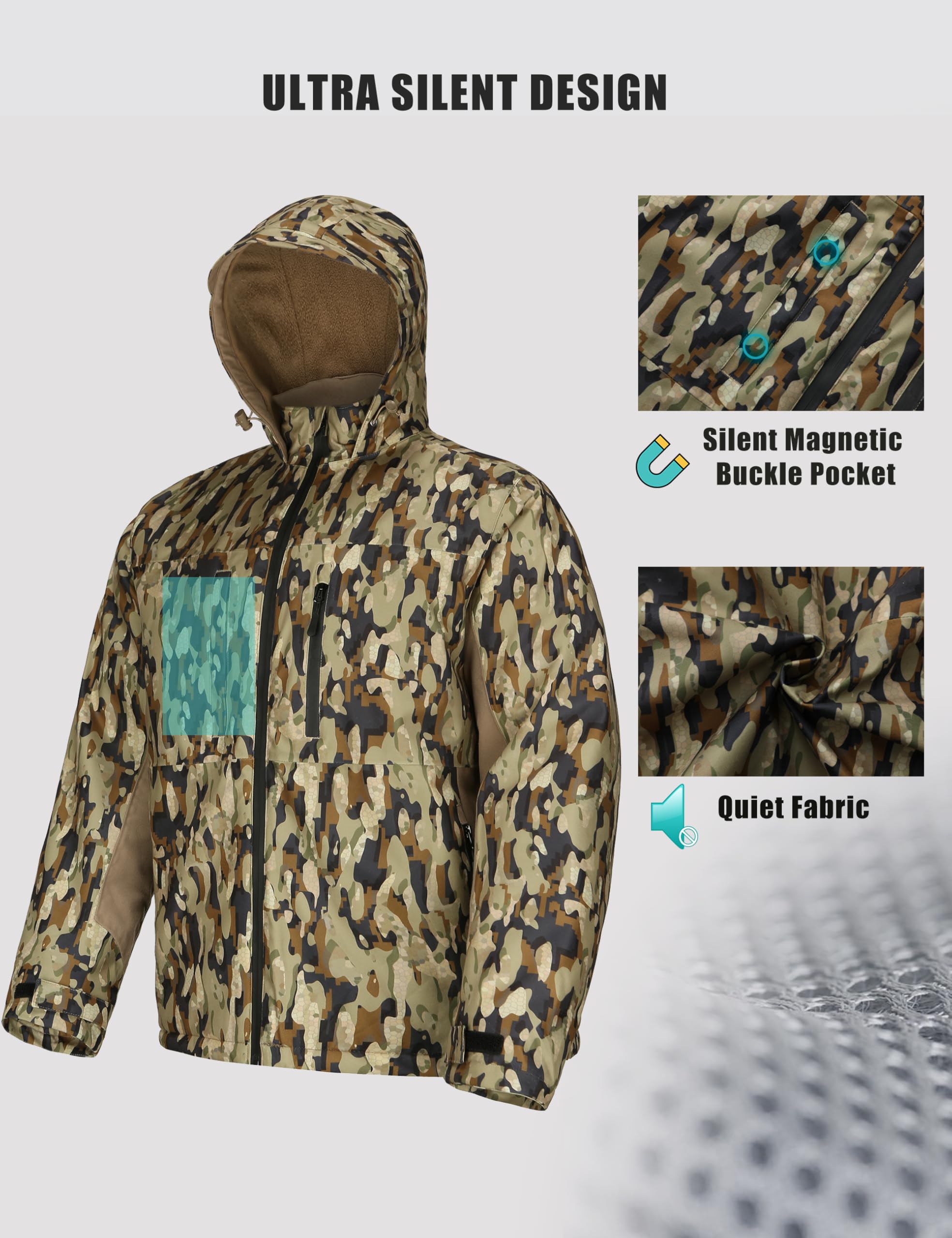 UIIHUNT warm insulated hunting pants keep you comfortable on cold hunts