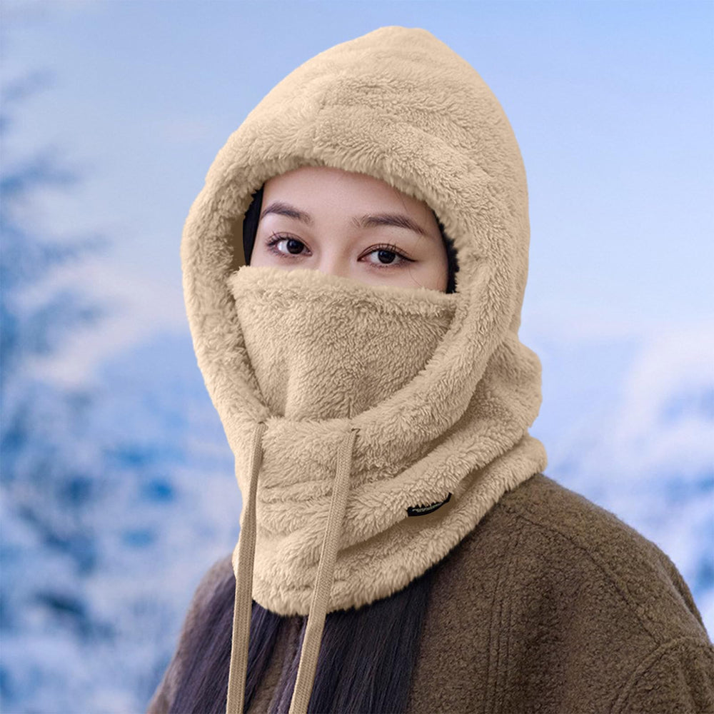 Uillui windproof knit beanie shields against icy winds with style.