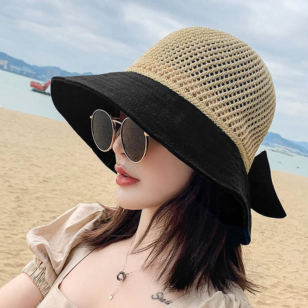 Ulalaza sun hat shows a ponytail hole for easy hair styling in sunny weather