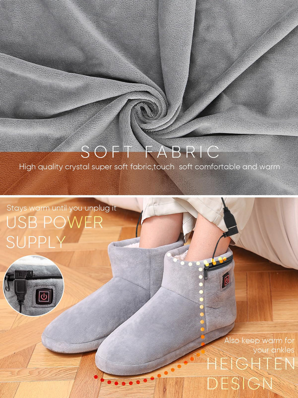 Ulefi foot warmer with sherpa fleece lining promises soft, plush comfort.