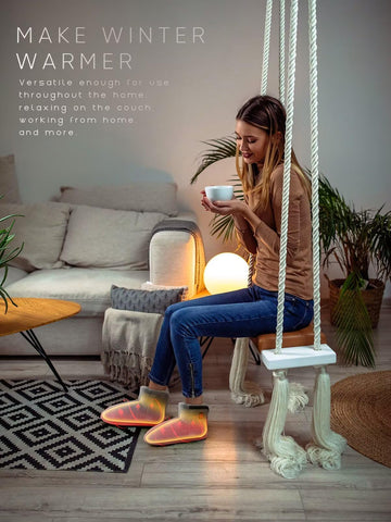 Ulefi heated booties are a cozy winter gift idea for family.