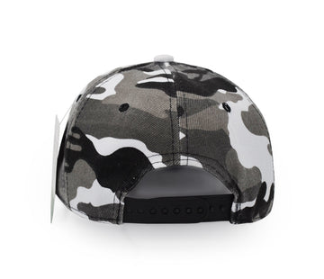 UltraKey unisex camouflage cap in grey, suitable for most ages.