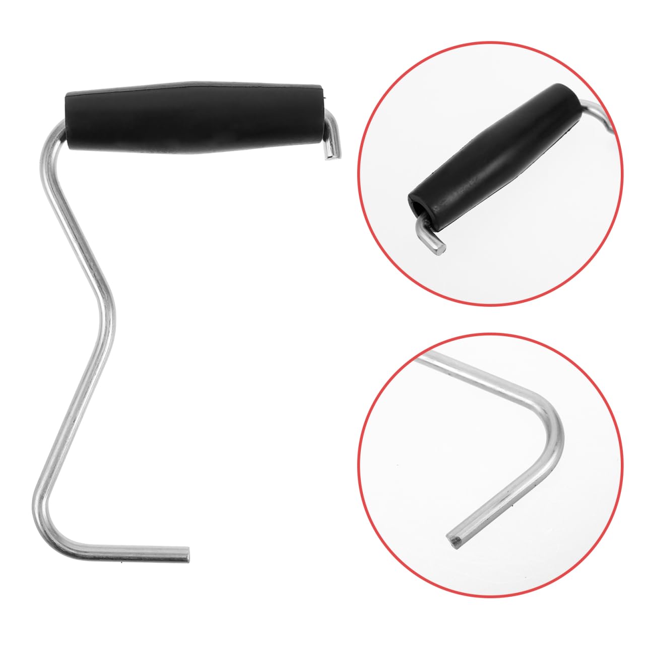 ULTECHNOVO camping use highlights dependable stake puller for hard soil