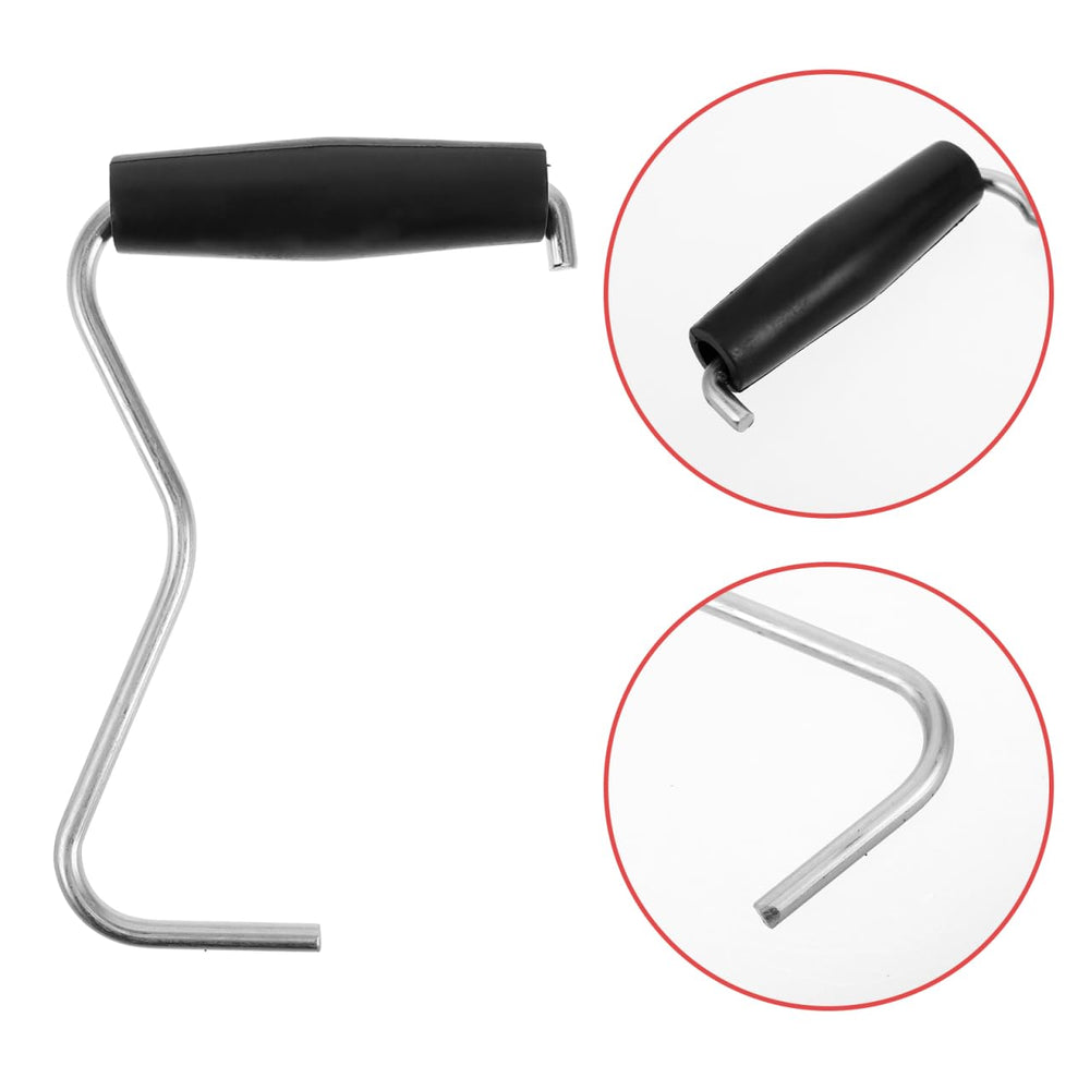 ULTECHNOVO camping use highlights dependable stake puller for hard soil