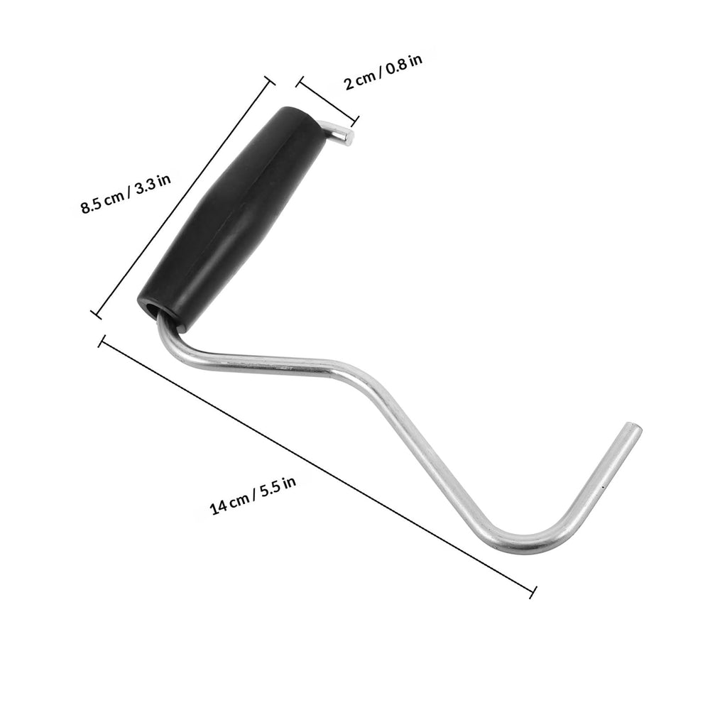 ULTECHNOVO stake puller gripping ground nails for easy removal