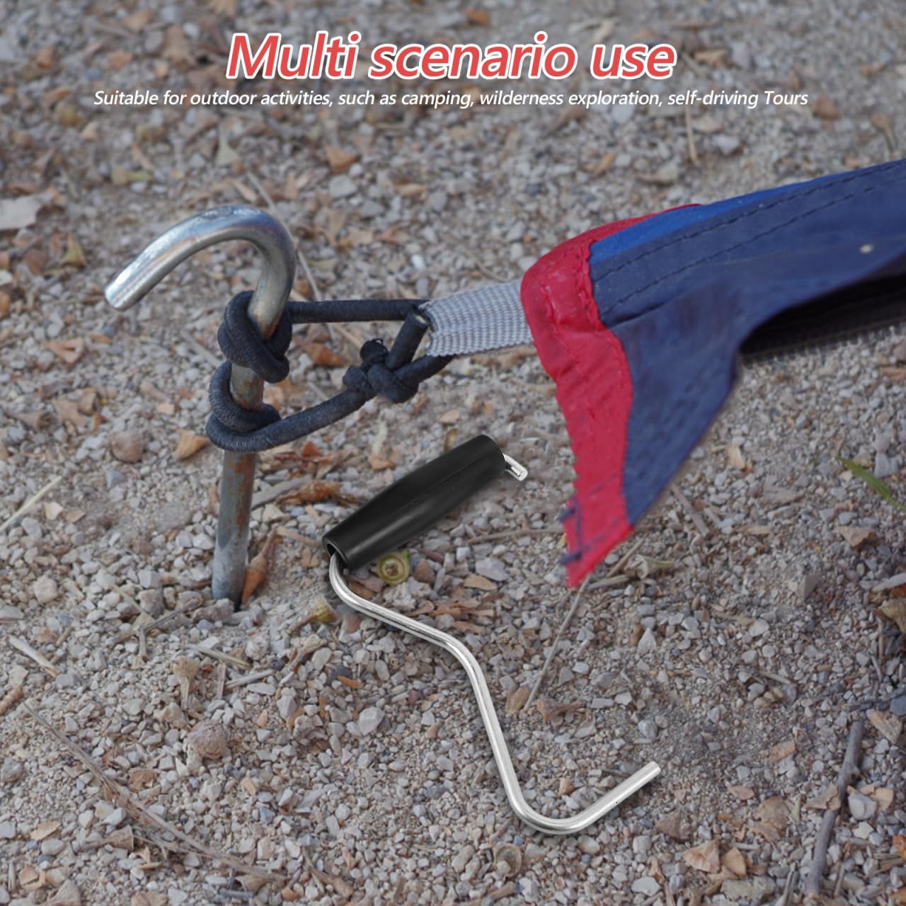ULTECHNOVO versatile tool secures tarps and canopies outdoors