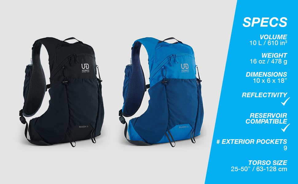 Blazek compressible volume delivers a snug fit for city runs.