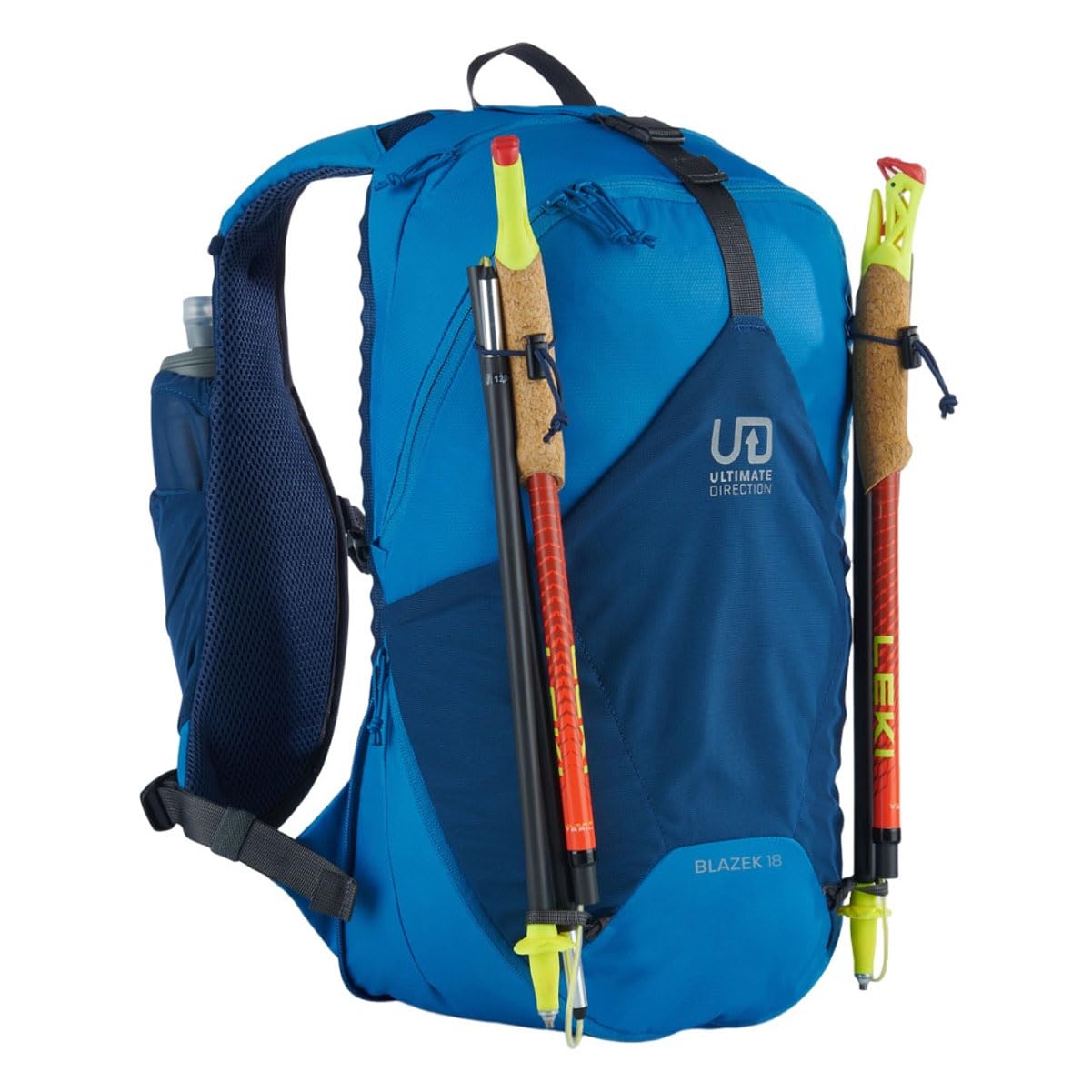 Blazek EVA back panel offers structured support for rugged trail rides