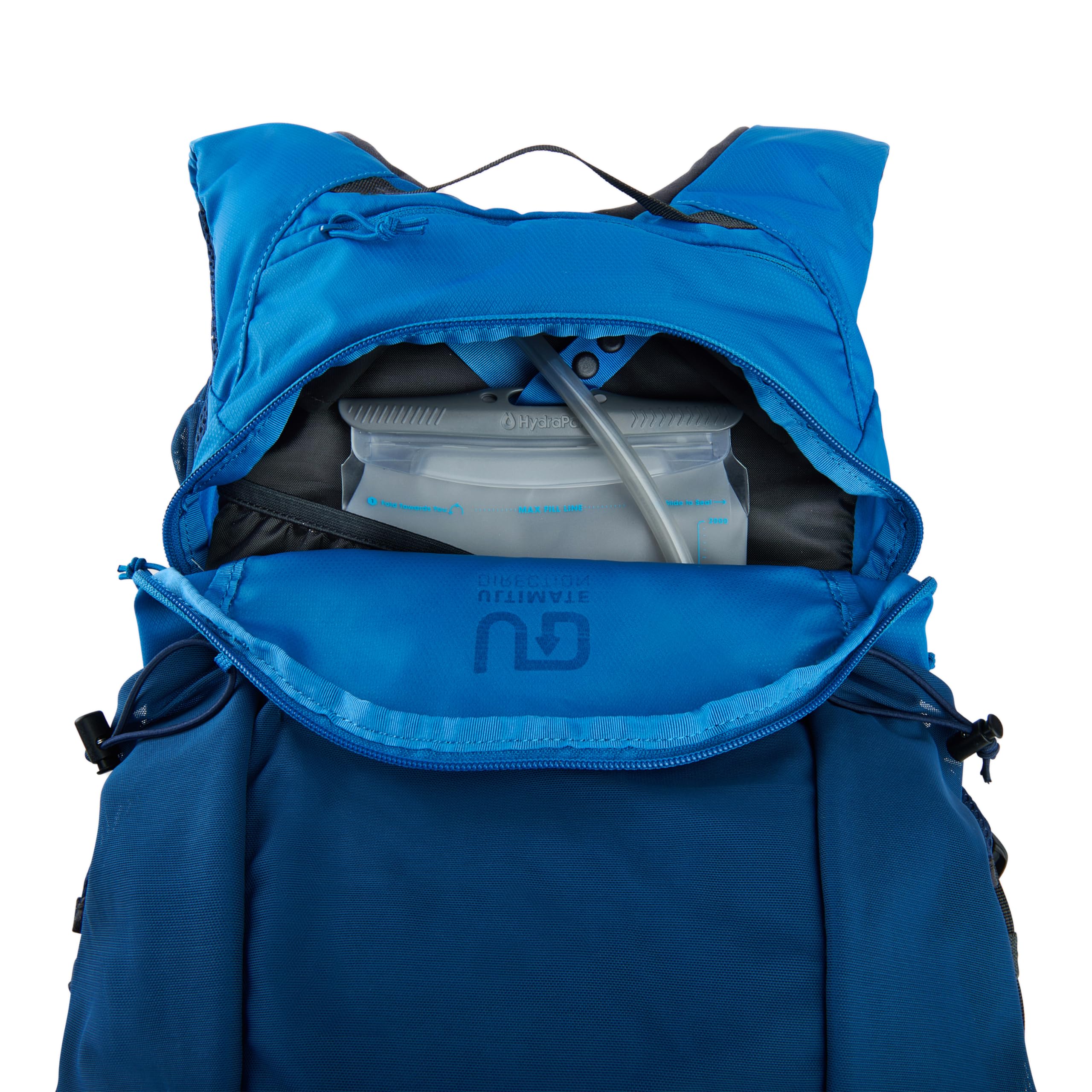 Blazek shoulder pockets enable quick access during runs.