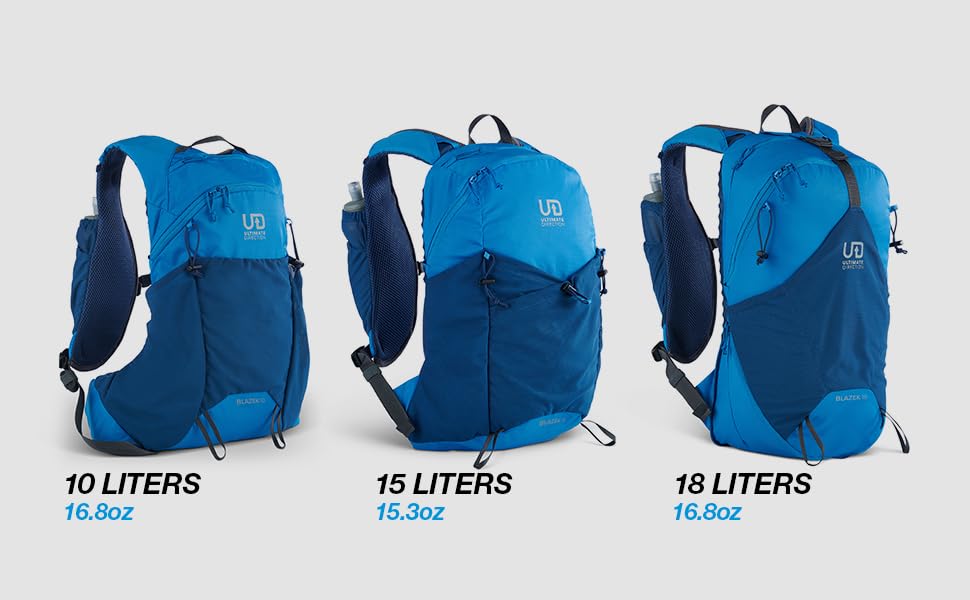Blazek ventilated shoulder straps help stay cool on warm days.