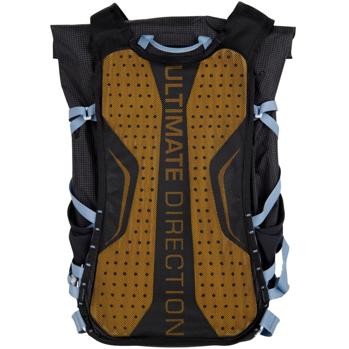 Ultimate Direction Fastpack 20L zip-down opening enables quick main-compartment access.