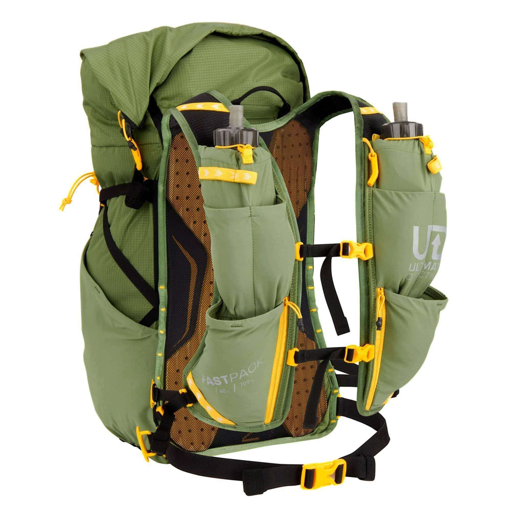 Ultimate Direction Fastpack 40 Spruce back panel offering breathable support