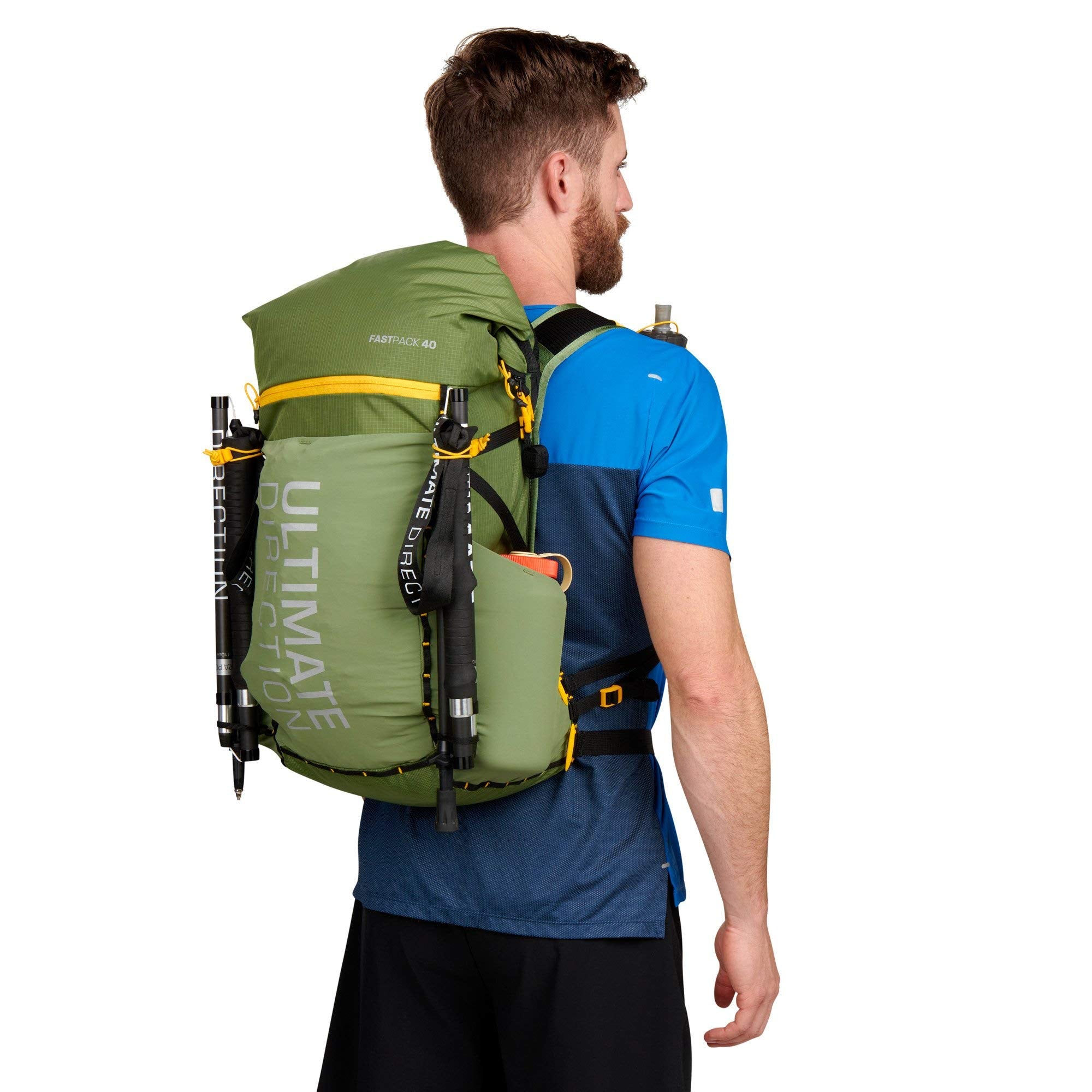 Ultimate Direction Fastpack 40 Spruce hip belt pocket for small essentials