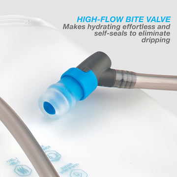 Ultimate Direction Plug-N-Play tube enables quick refill and simple cleaning after rugged use