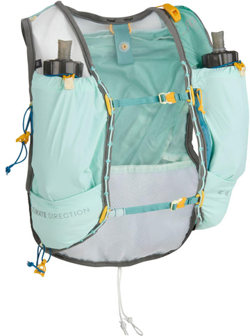 Ultimate Direction Women's Ultra Vesta 6.0 backpanel enhances airflow for long trail miles.