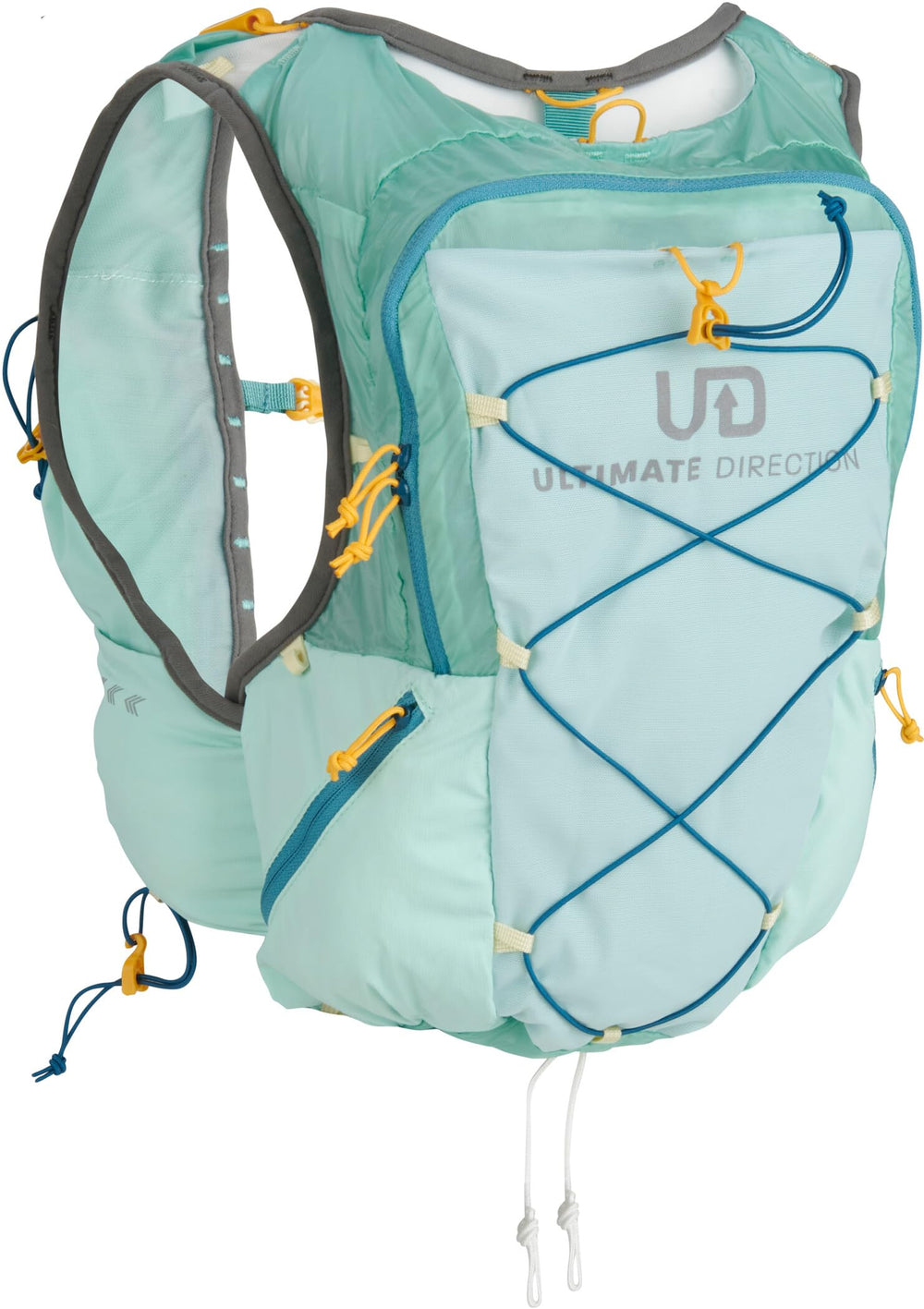 Ultimate Direction Women's Ultra Vesta 6.0 Comfort Cinch demonstrates on-the-fly adjustment
