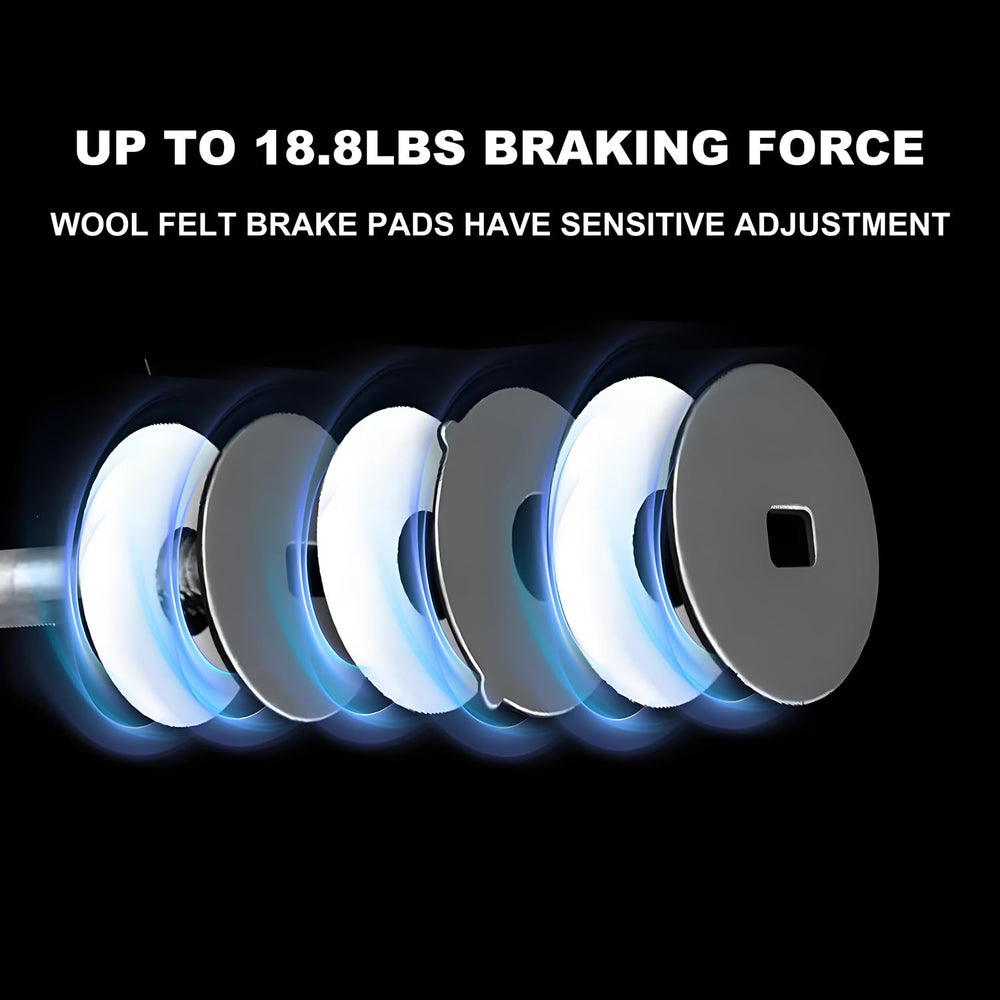 Close-up of ultra-smooth drag mechanism