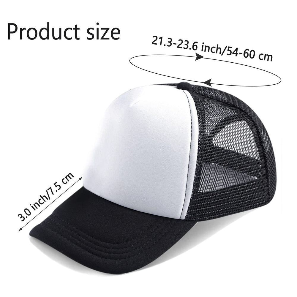 Ultrafun 12Pack Green Trucker Hat back view with vented mesh for cooling.