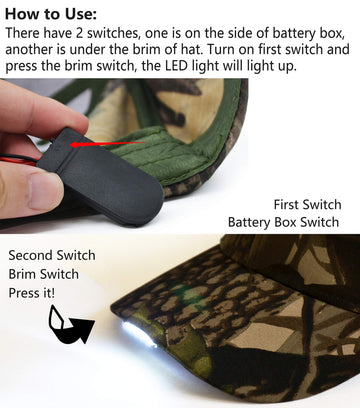 UltraKey adjustable-fit camo cap suitable for most head sizes.