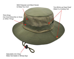 UltraKey colorful quick-dry hat offers versatile outdoor style.