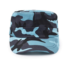 UltraKey cotton twill basecap blue material detail for durability.
