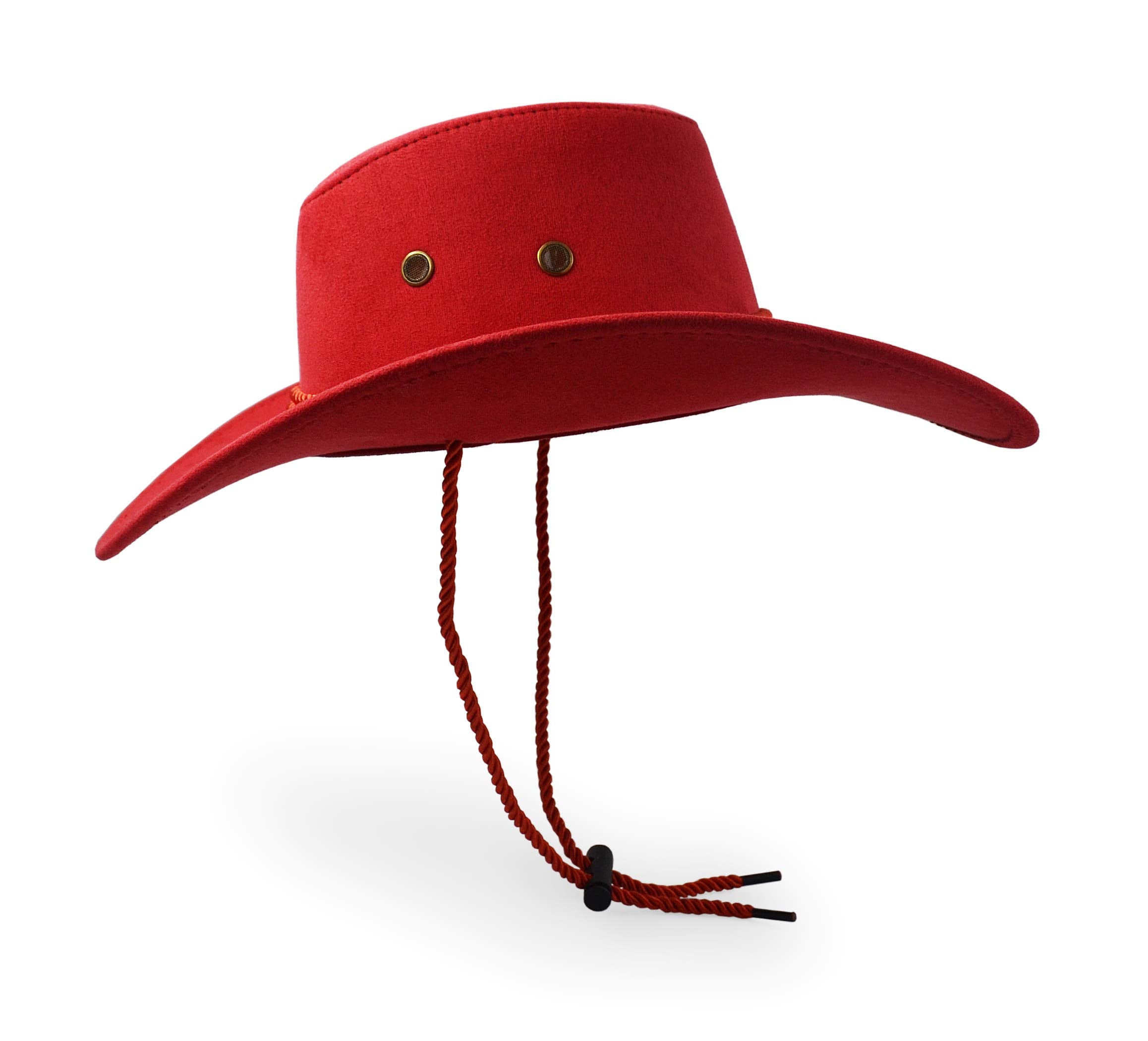 UltraKey cowboy hat breathable eyelets improve airflow during outdoor wear.