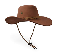 UltraKey Cowboy Hat close-up of faux felt leather suede texture for durable wear