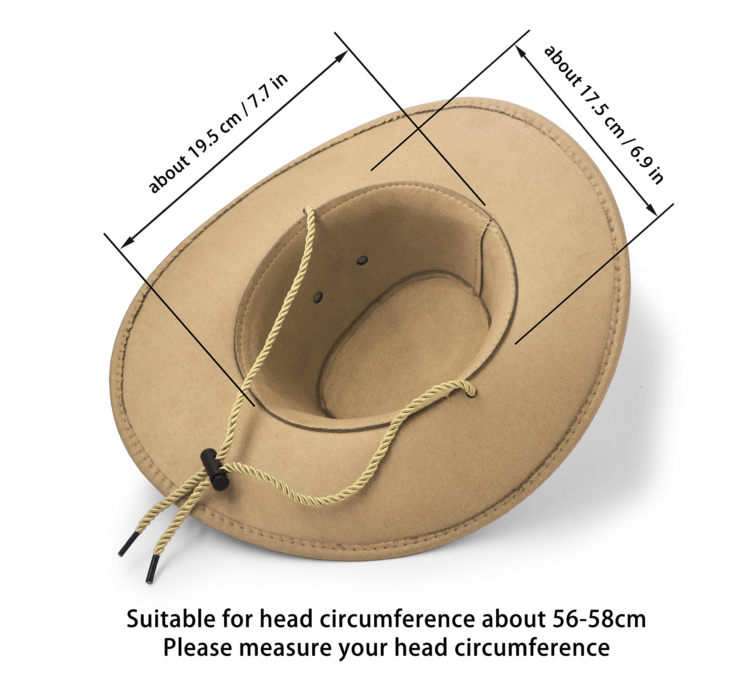 UltraKey decorative cowboy hat makes a stylish gift or party accessory.