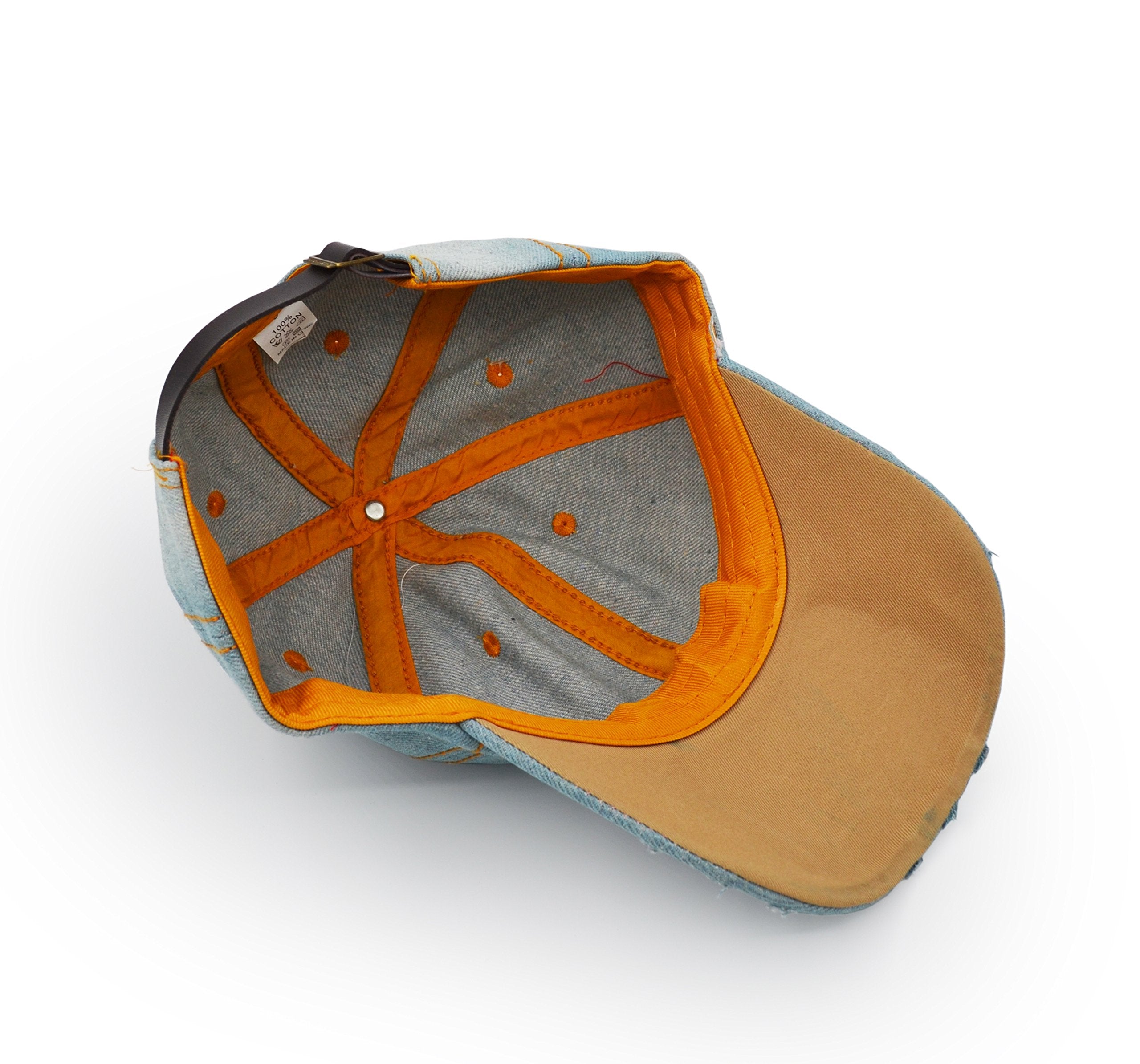 UltraKey Denim Baseball Cap outdoors use preview for travel and outdoor activities.