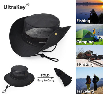 UltraKey mesh-panel ventilated hat showing breathable design