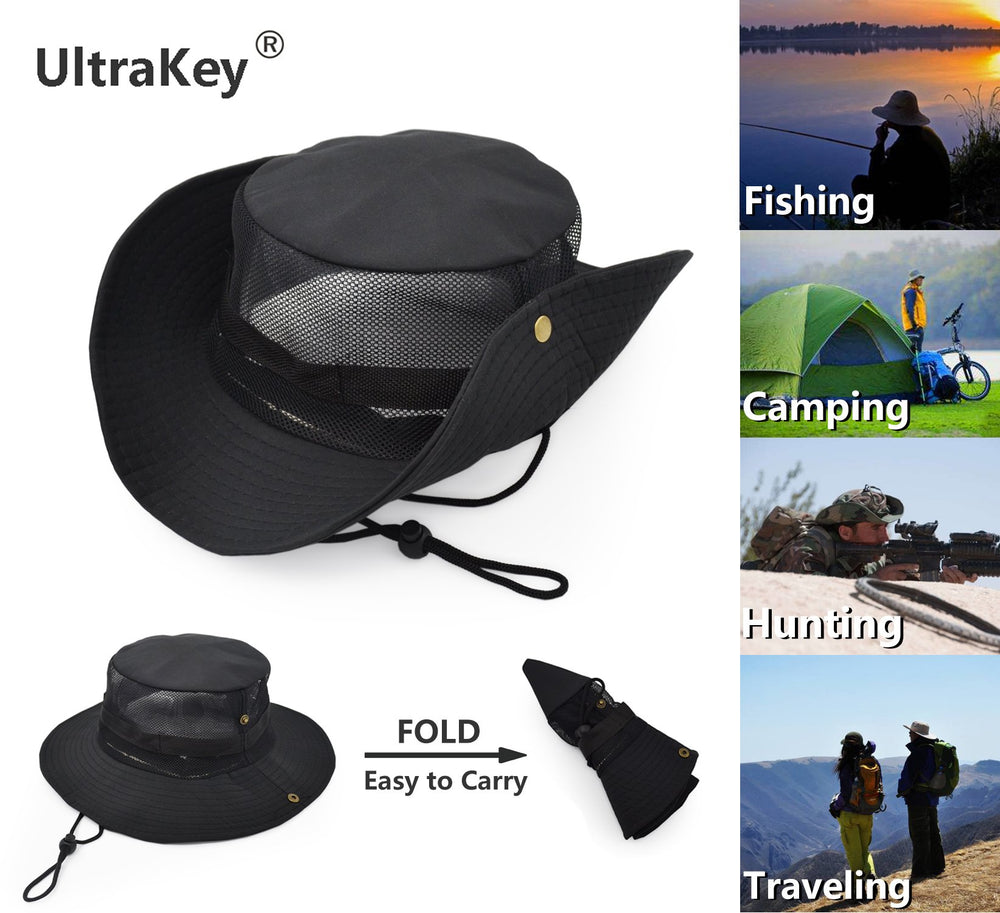 UltraKey mesh-panel ventilated hat showing breathable design
