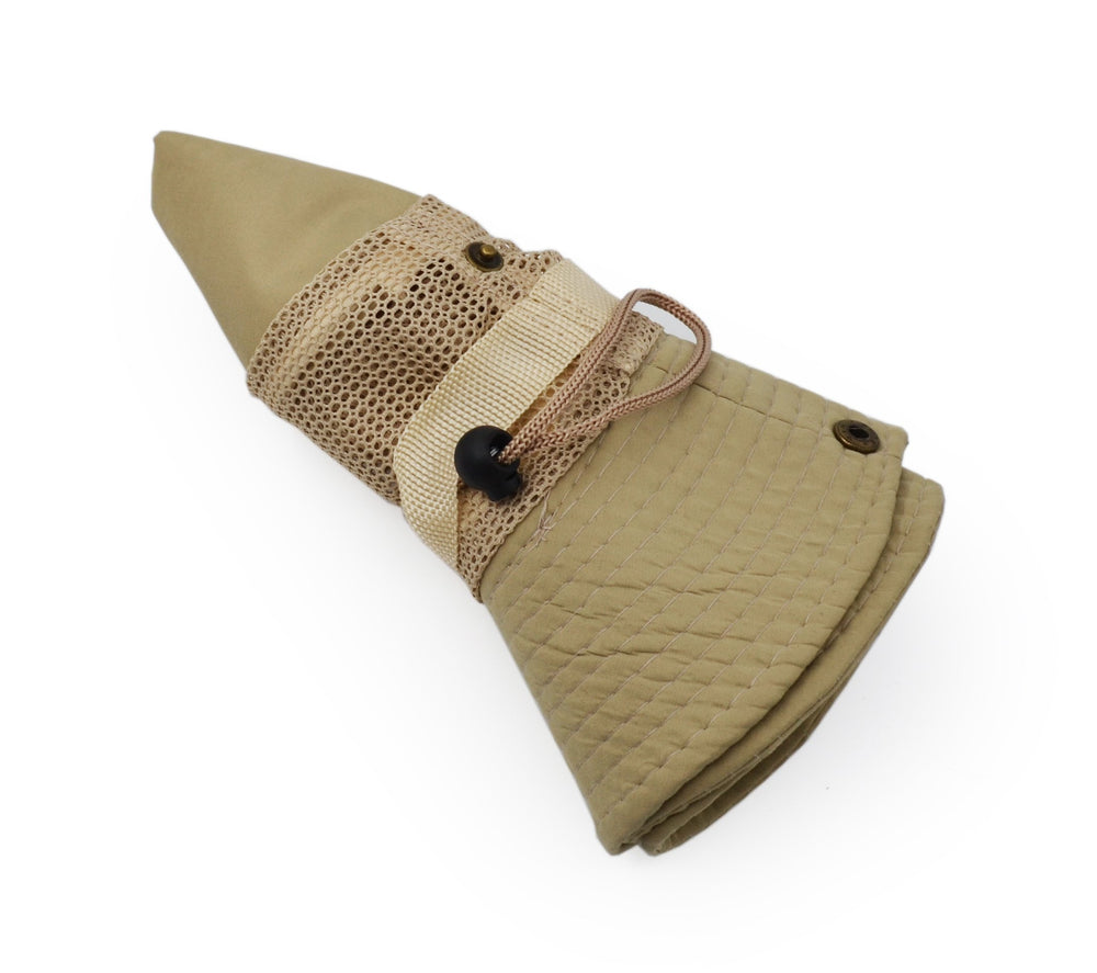 UltraKey mesh-ventilated crown promotes airflow on hot days.