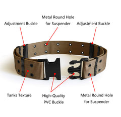 UltraKey Tactical Belt adjustable strap demonstrates easy fit for diverse waist sizes