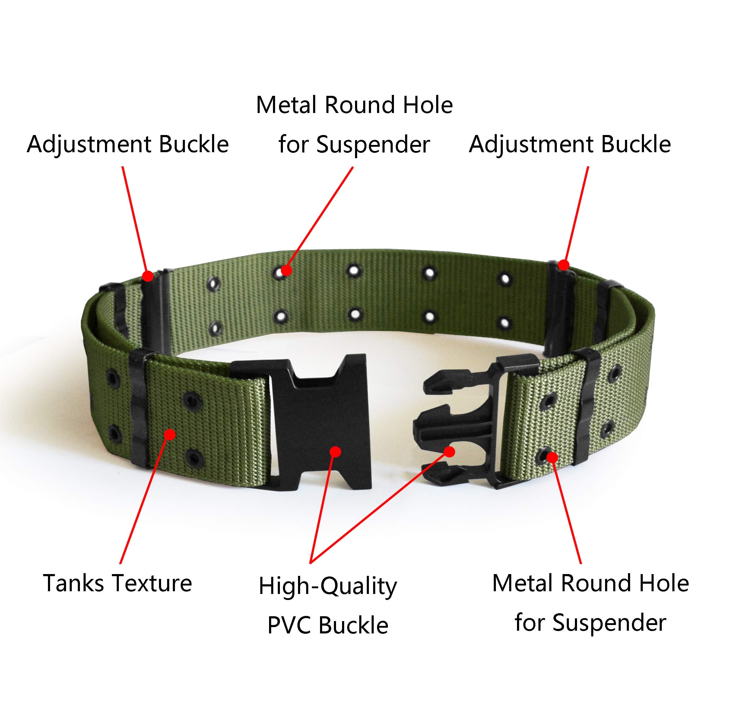 UltraKey Tactical Belt heavy-duty-strap built to endure rugged use with long-term wear.